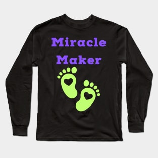 Miracle Maker Surrogate Mother Cute T-shirt Long Sleeve T-Shirt